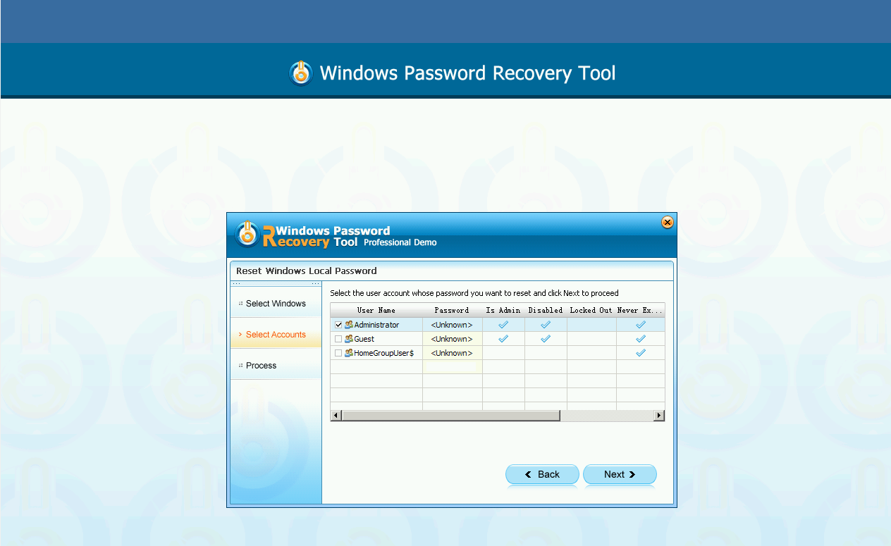 Oph -- Windows Password Recovery Tool